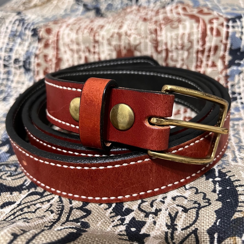 DeSantis Gunhide Leather low-profile gun belt rare extended size 64" excellent!